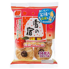 Bánh Gạo Vị Táo (Yuki no Yado Yamagata Ringo) 89G