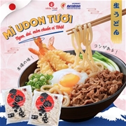 Mì udon tươi dai mềm vừa đủ thơm ngon chuẩn vị Nhật