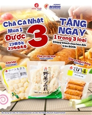 CHẢ CÁ NHẬT BẢN MUA 1 ĐƯỢC 3