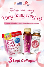 COLLAGEN SHISEIDO Món quà sắc đẹp Gửi nàng lưu giữ nét thanh xuân quý giá