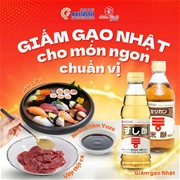 GIẤM GẠO NHẬT BÍ QUYẾT CHO MÓN ĂN NHẬT CHUẨN VỊ HƠN